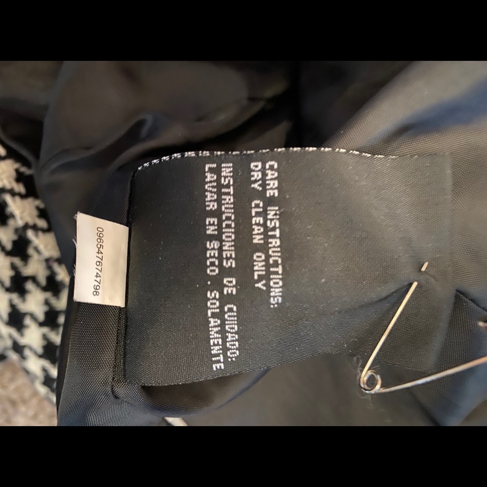 Mudd Wool Blend Houndstooth Coat - 🤍 size M 🖤 - Picture 7 of 8